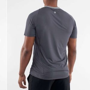 Lululemon Bolt Tech Short Sleev Tee in Dark Slate